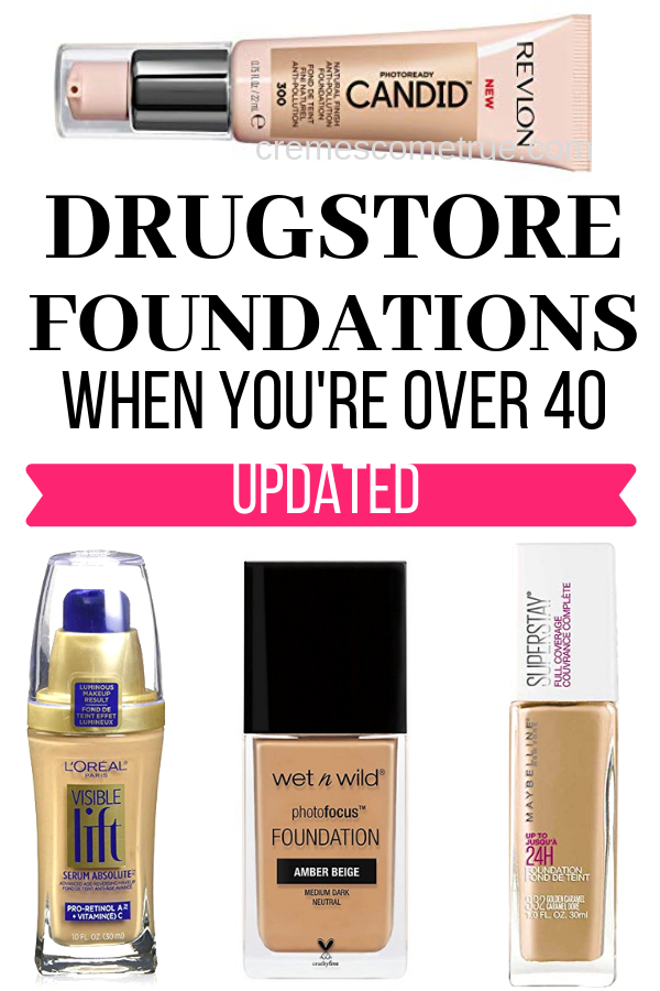 best drugstore foundation for wrinkled skin