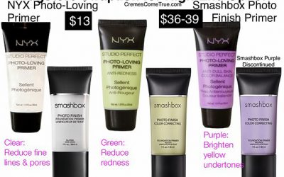 Drugstore Dupes for Smashbox Primer NYX Color Correcting Primers
