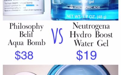 Neutrogena Hydro Boost Water Gel Review Philosophy Belif Aqua Bomb Dupe