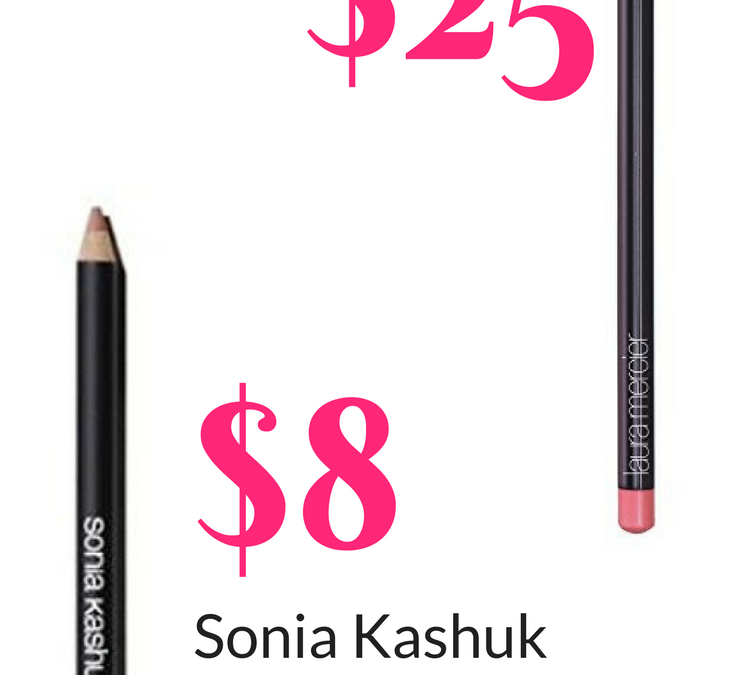 Drugstore Dupe for Laura Mercier Lip Liner Sonia Kashuk Lip Definer