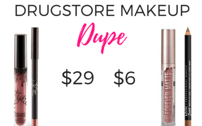 Drugstore Makeup Dupe for Kylie Lip Kit Ruby Kisses Forever Matte