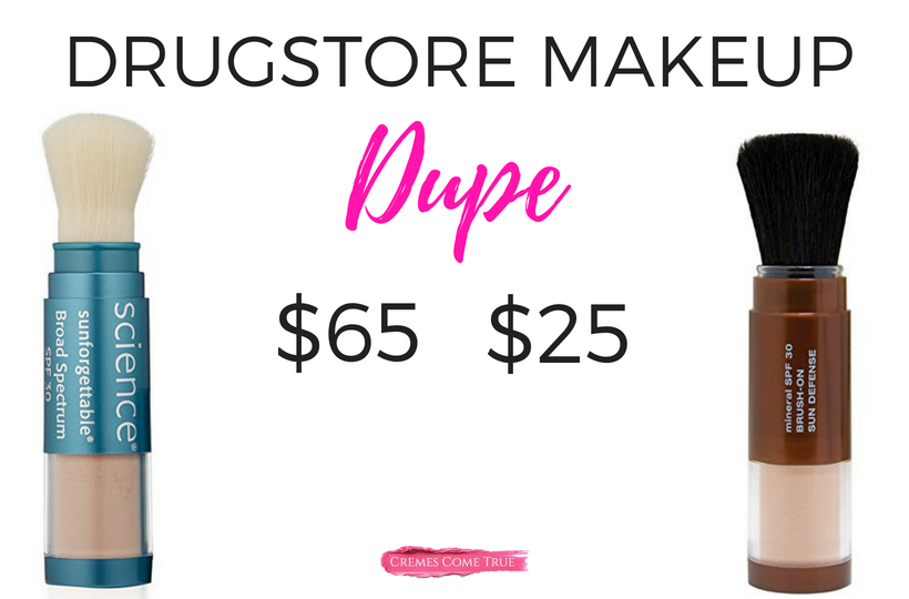 Drugstore Makeup Dupe for Sunforgettable SPF Mineral Fusion SPF