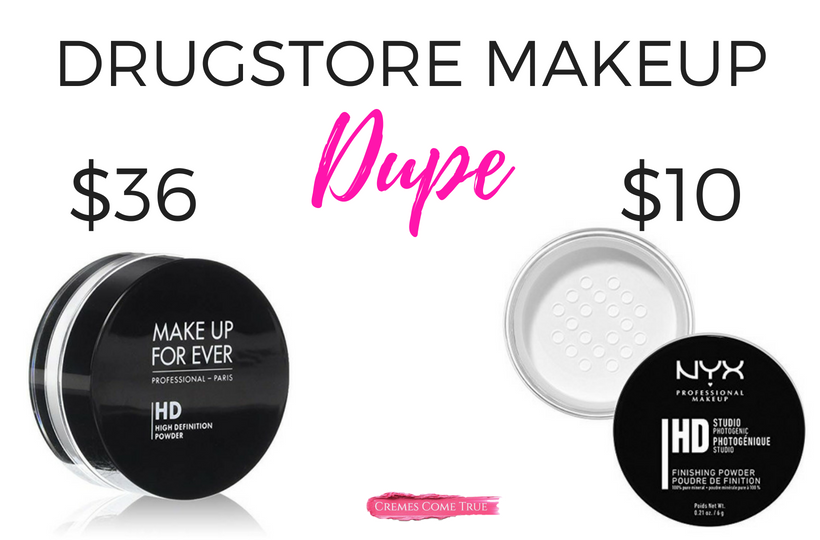 Drugstore Makeup Dupe for Make Up For Ever HD Powder - Come True