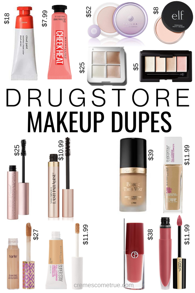 Drugstore Makeup Dupes 